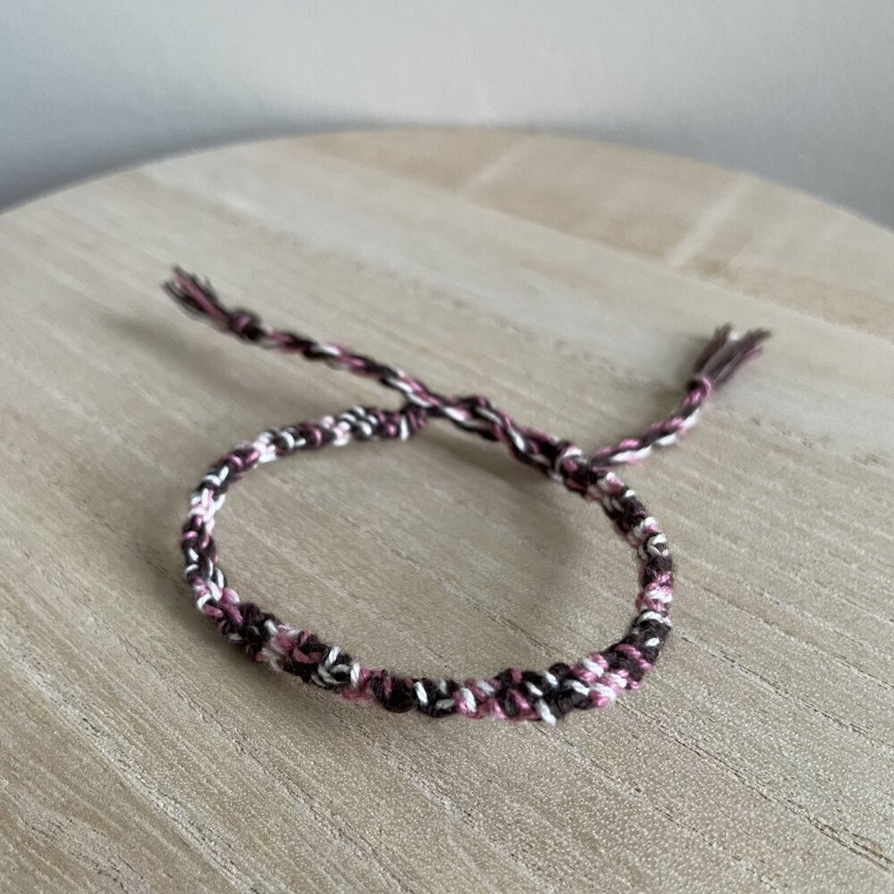 Lucretia Bracelet, anklet, trendy, comfortable, tie, embroidery thread, woven, g